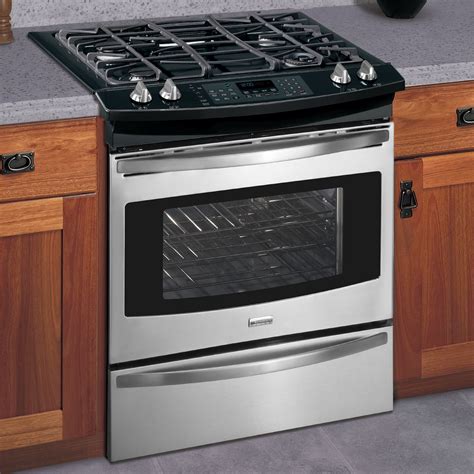 The display will show "SF. . Kenmore gas range